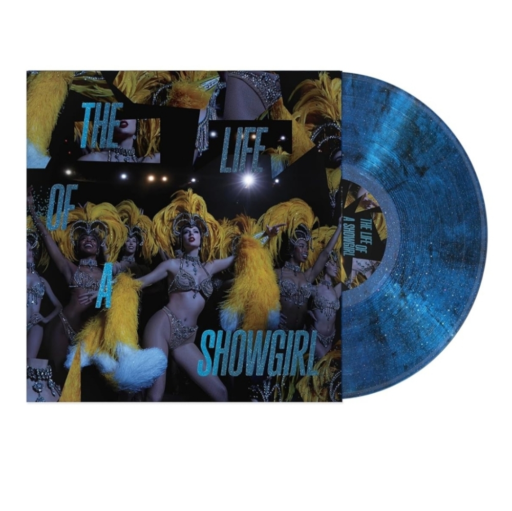 Taylor swift vinyl - TLOAS Baby, That's Show Business Edition Blue Sparkle Vinyl